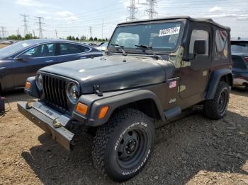  Salvage Jeep Wrangler