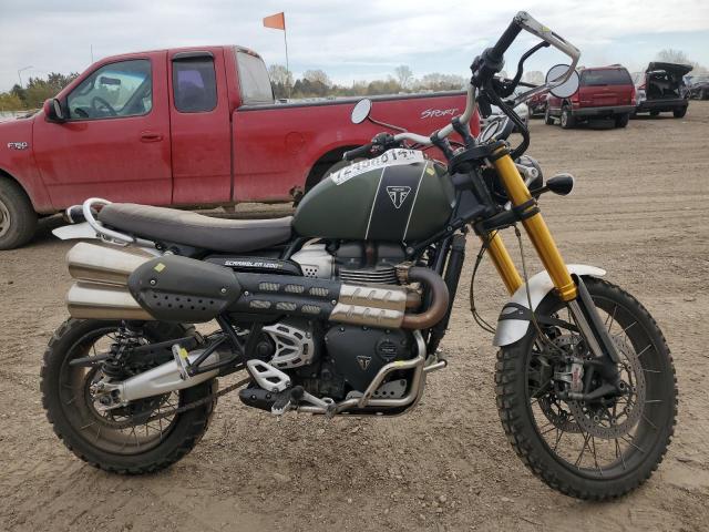  Salvage Triumph Motorcycle Scrambler