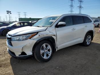  Salvage Toyota Highlander