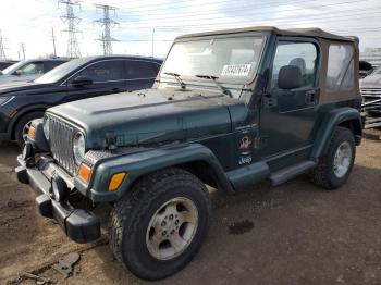  Salvage Jeep Wrangler