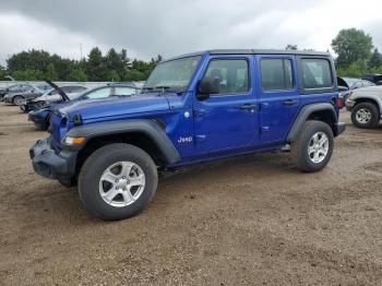  Salvage Jeep Wrangler