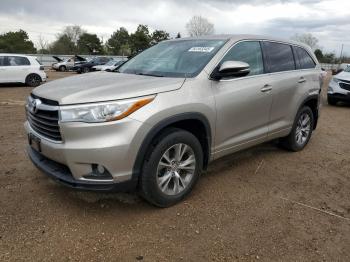  Salvage Toyota Highlander
