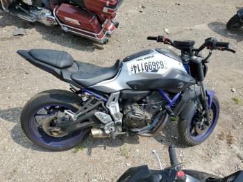  Salvage Yamaha Fz-07 09
