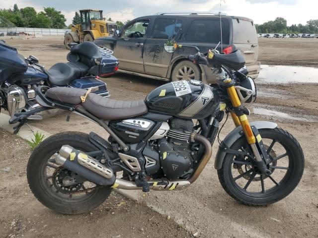  Salvage Triumph Motorcycle Scrambler