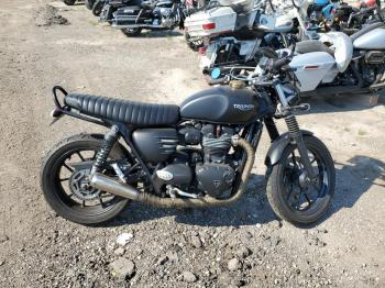  Salvage Triumph Motorcycle Street