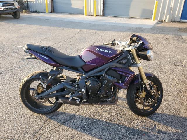  Salvage Triumph Motorcycle Street