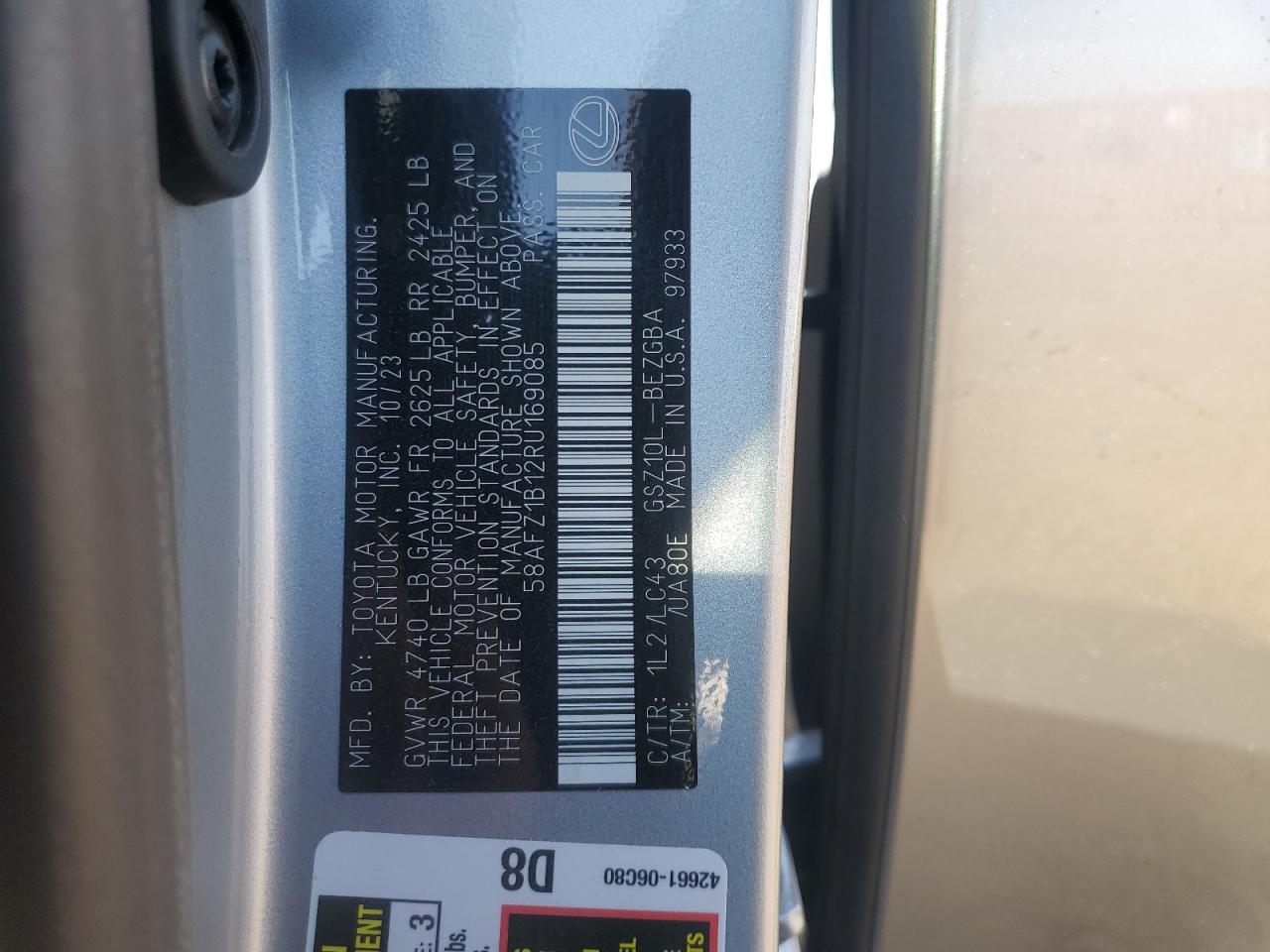 Lexus Es 350 Base Image 10