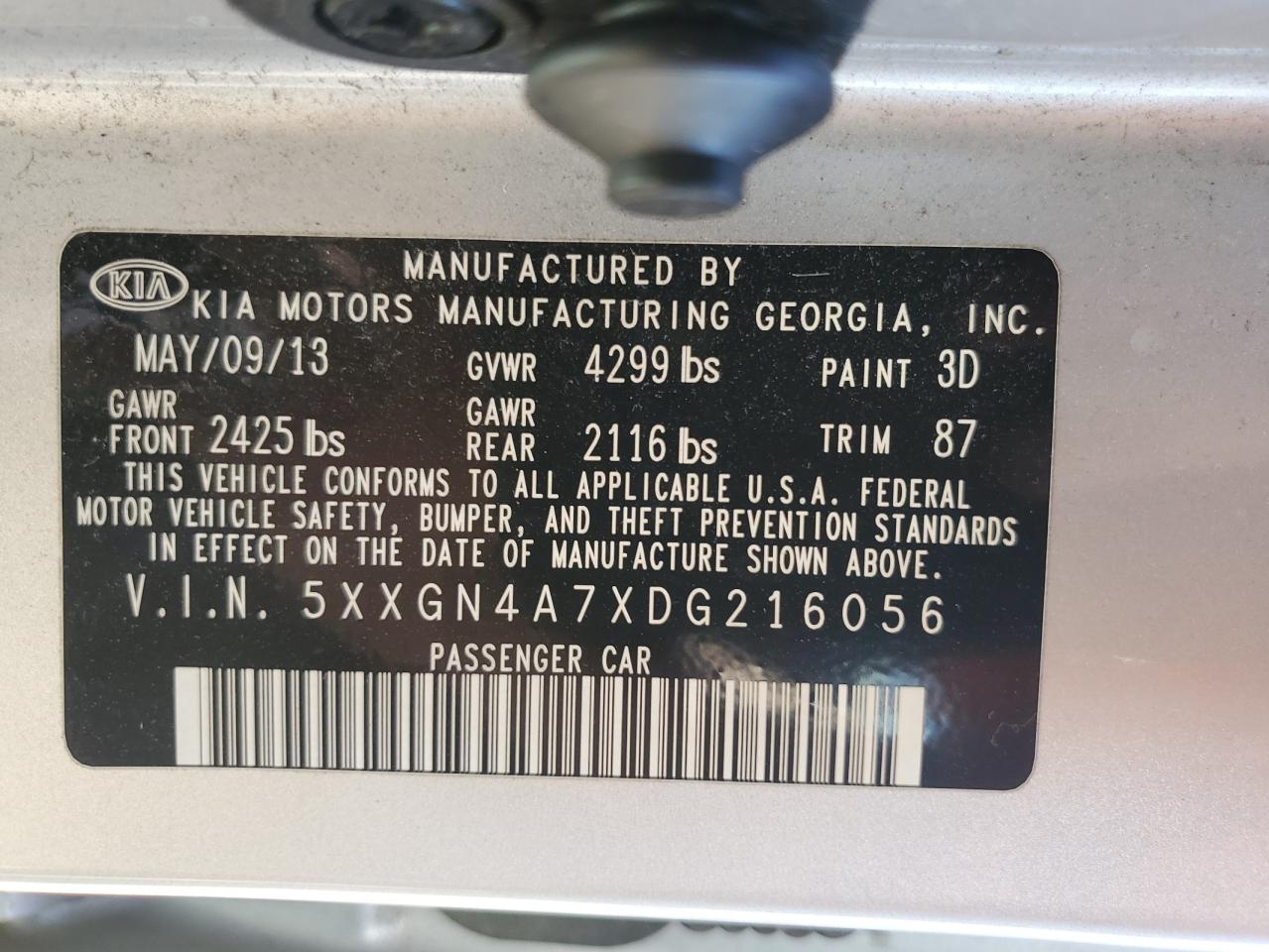 Kia Optima Ex Image 2