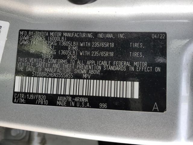 Toyota Highlander Hybrid Le Image 13