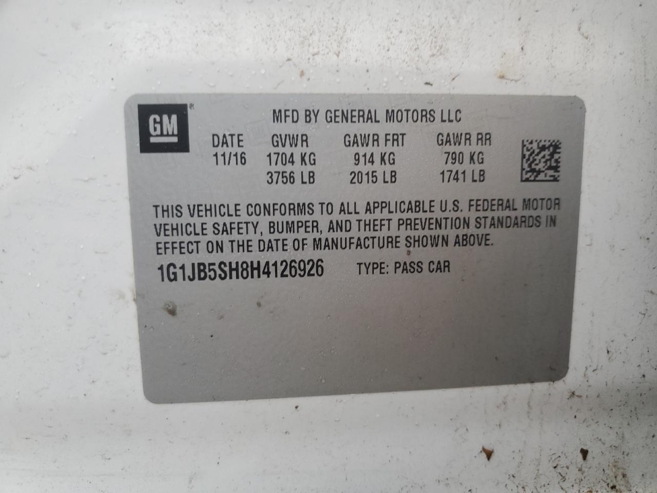 Chevrolet Sonic Ls Image 10