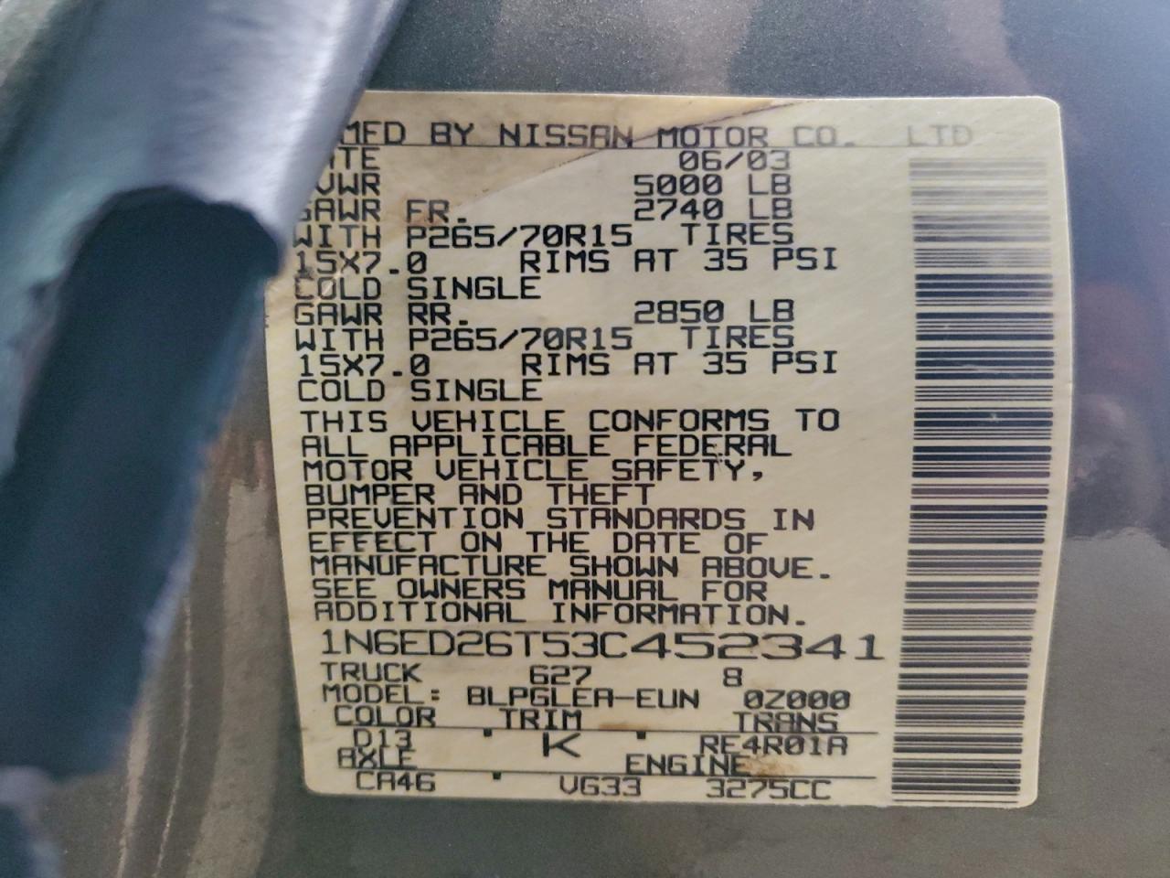 Nissan Frontier King Cab Xe Image 8