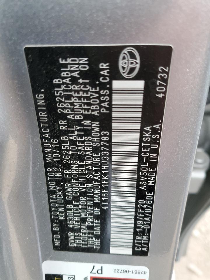 Toyota Camry Le Image 10