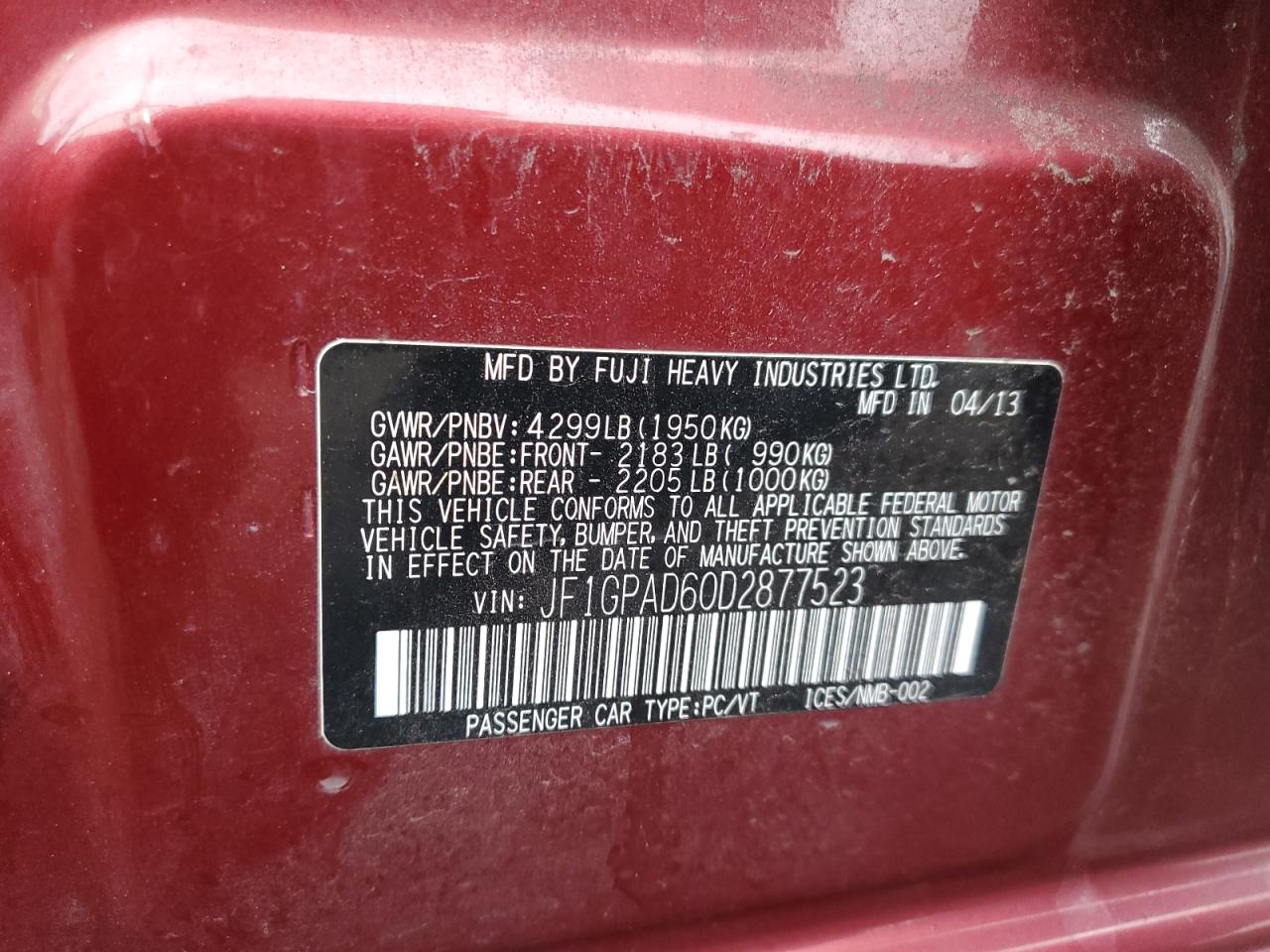 Subaru Impreza Premium Image 9