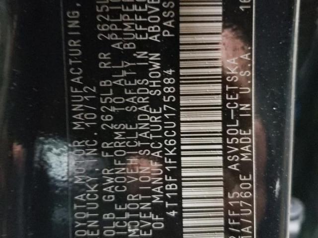 Toyota Camry Base Image 12