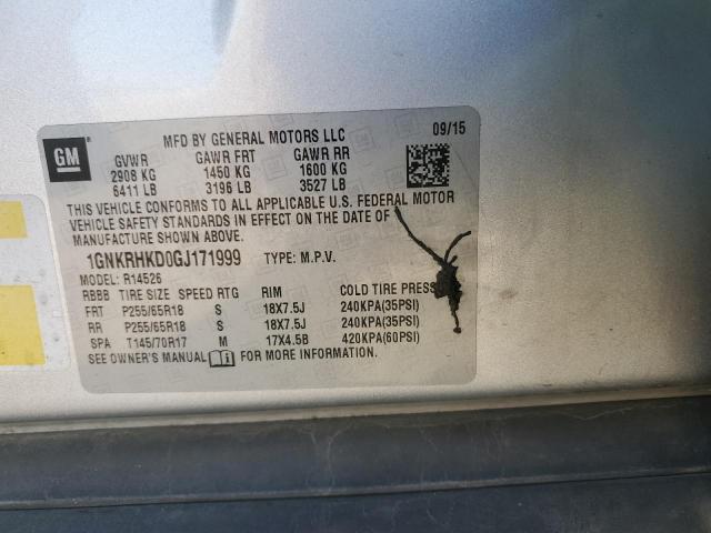 Chevrolet Traverse Lt Image 11