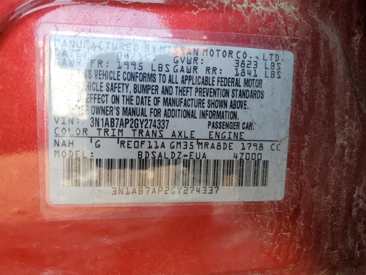 Nissan Sentra S Image 11