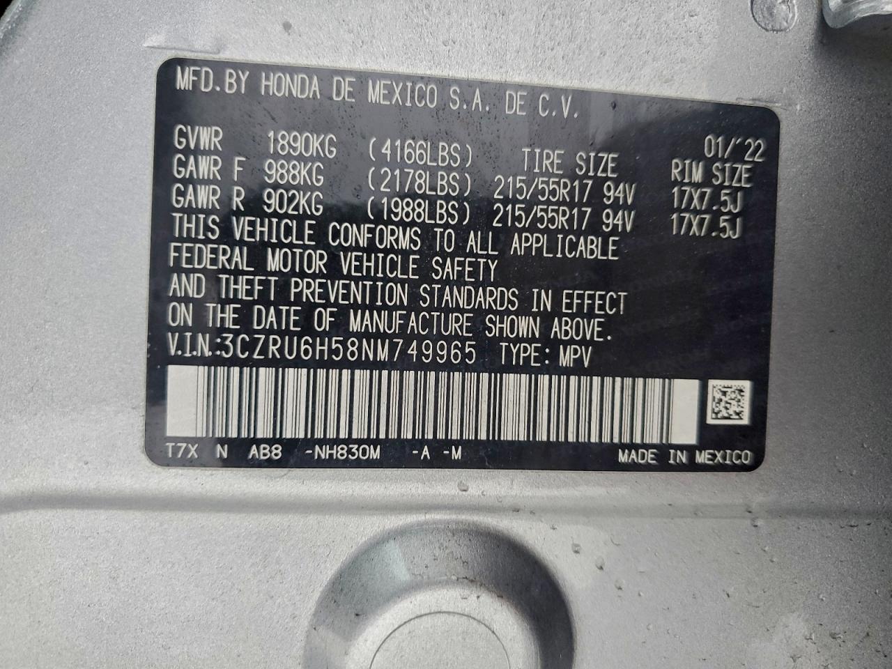 Honda HR-V Ex Image 13