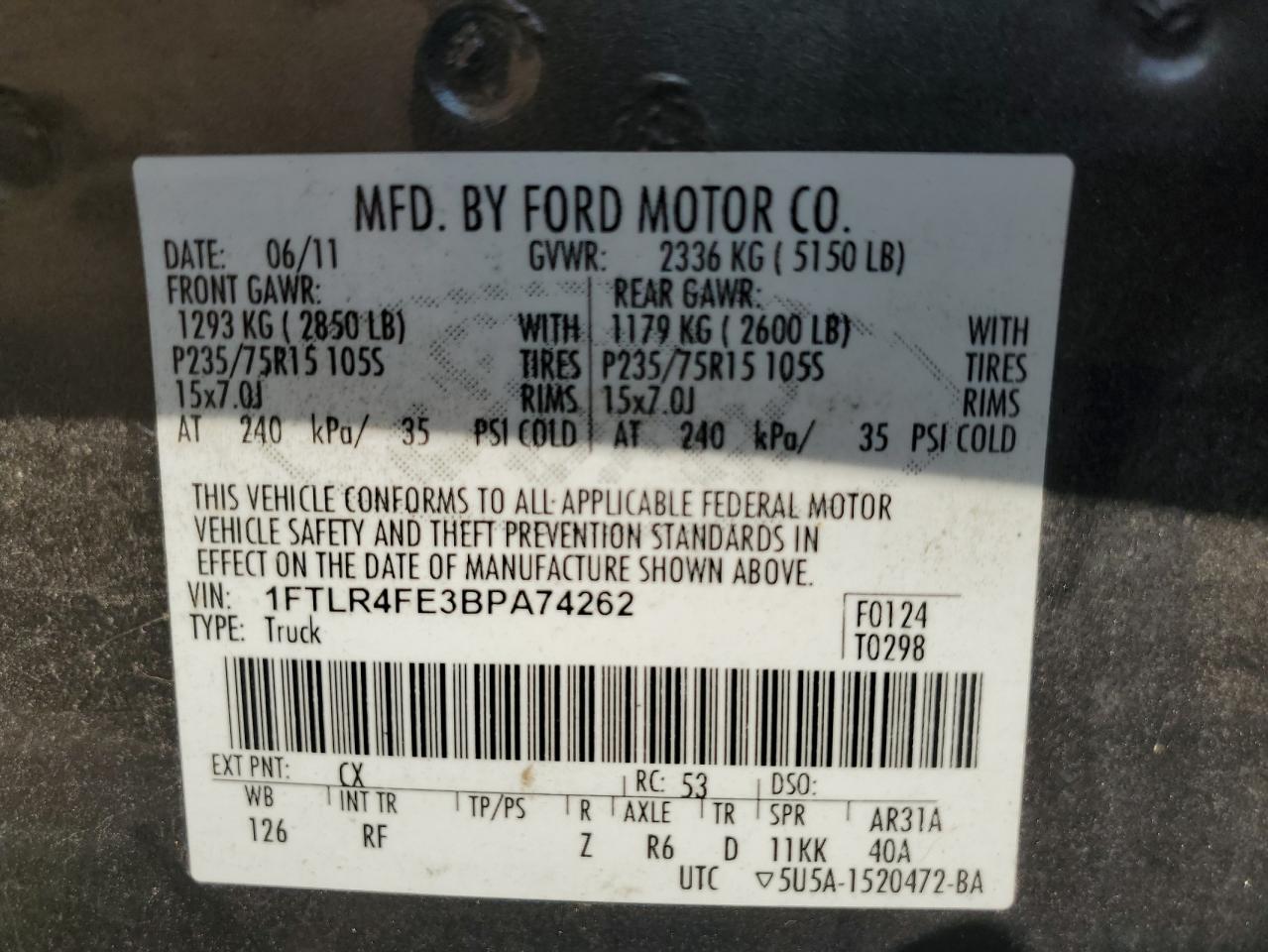 Ford Ranger Super Cab Image 3