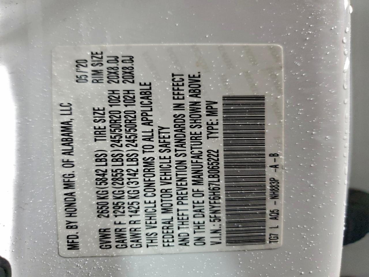 Honda Pilot Touring Image 12