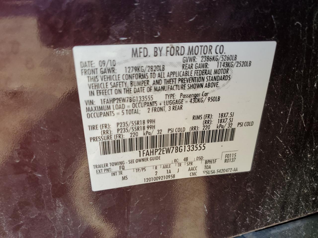 Ford Taurus Sel Image 8