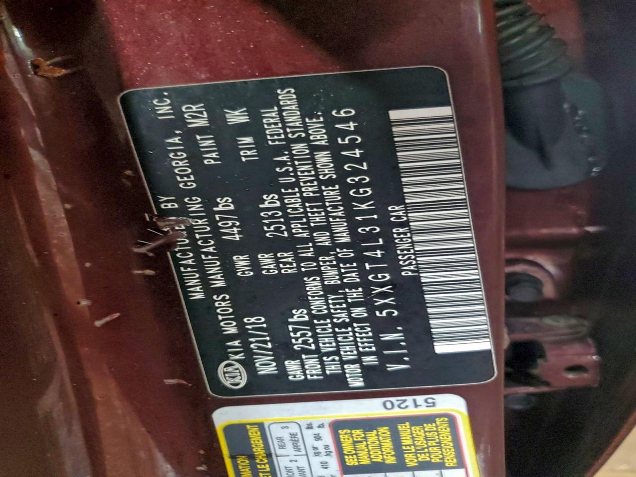 Kia Optima Lx Image 5