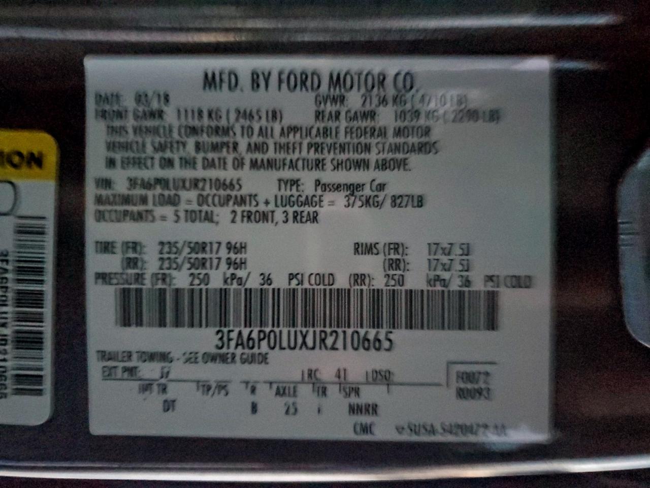 Ford Fusion Se Hybrid Image 12