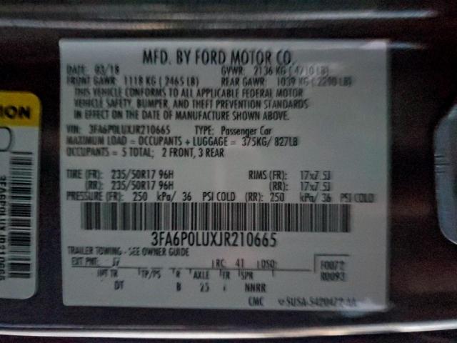 Ford Fusion Se Hybrid Image 12