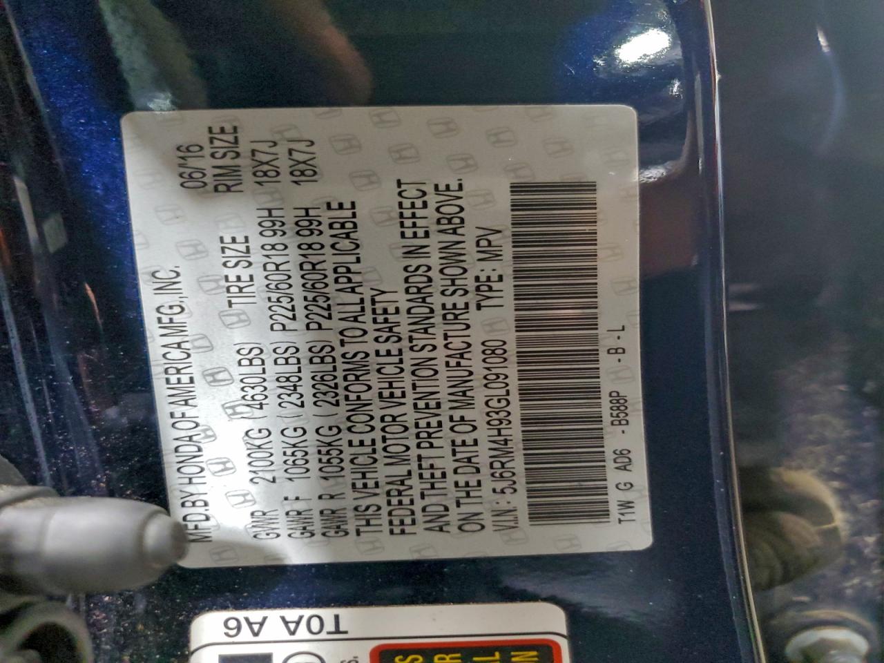 Honda Crv Touring Image 9