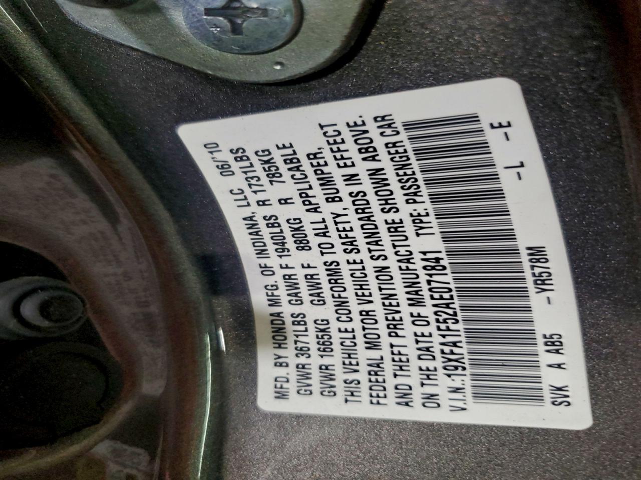 Honda Civic Lx Image 7