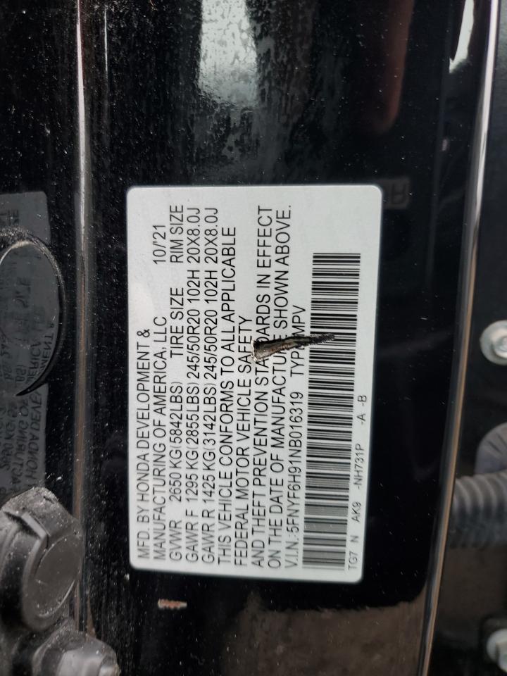 Honda Pilot Touring Image 6