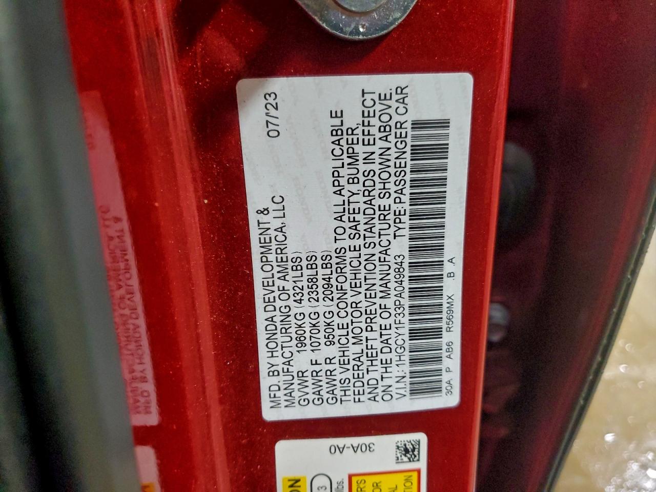 Honda Accord Ex Image 8