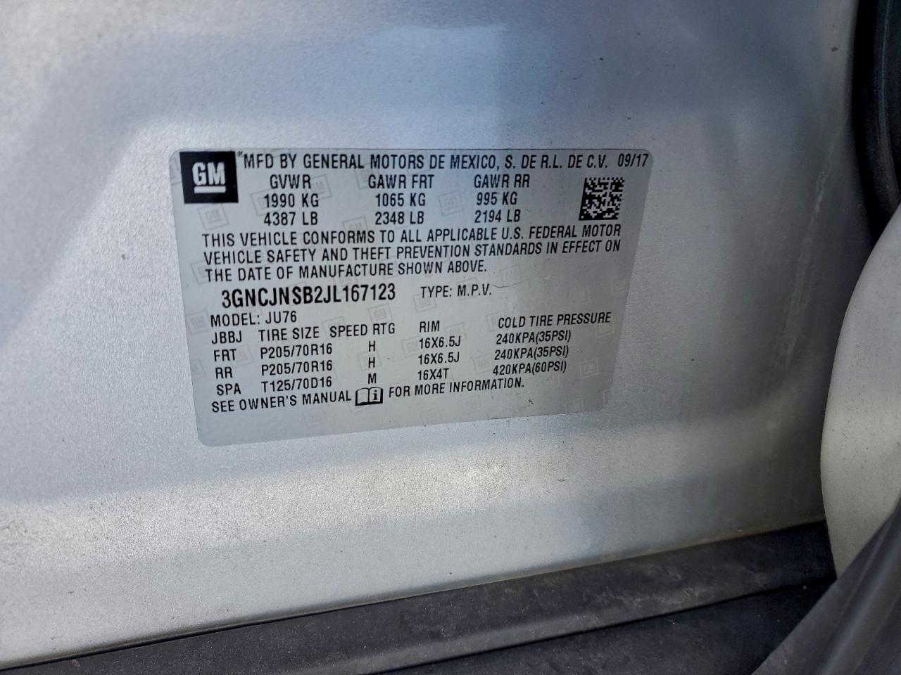 Chevrolet Trax Ls Image 4