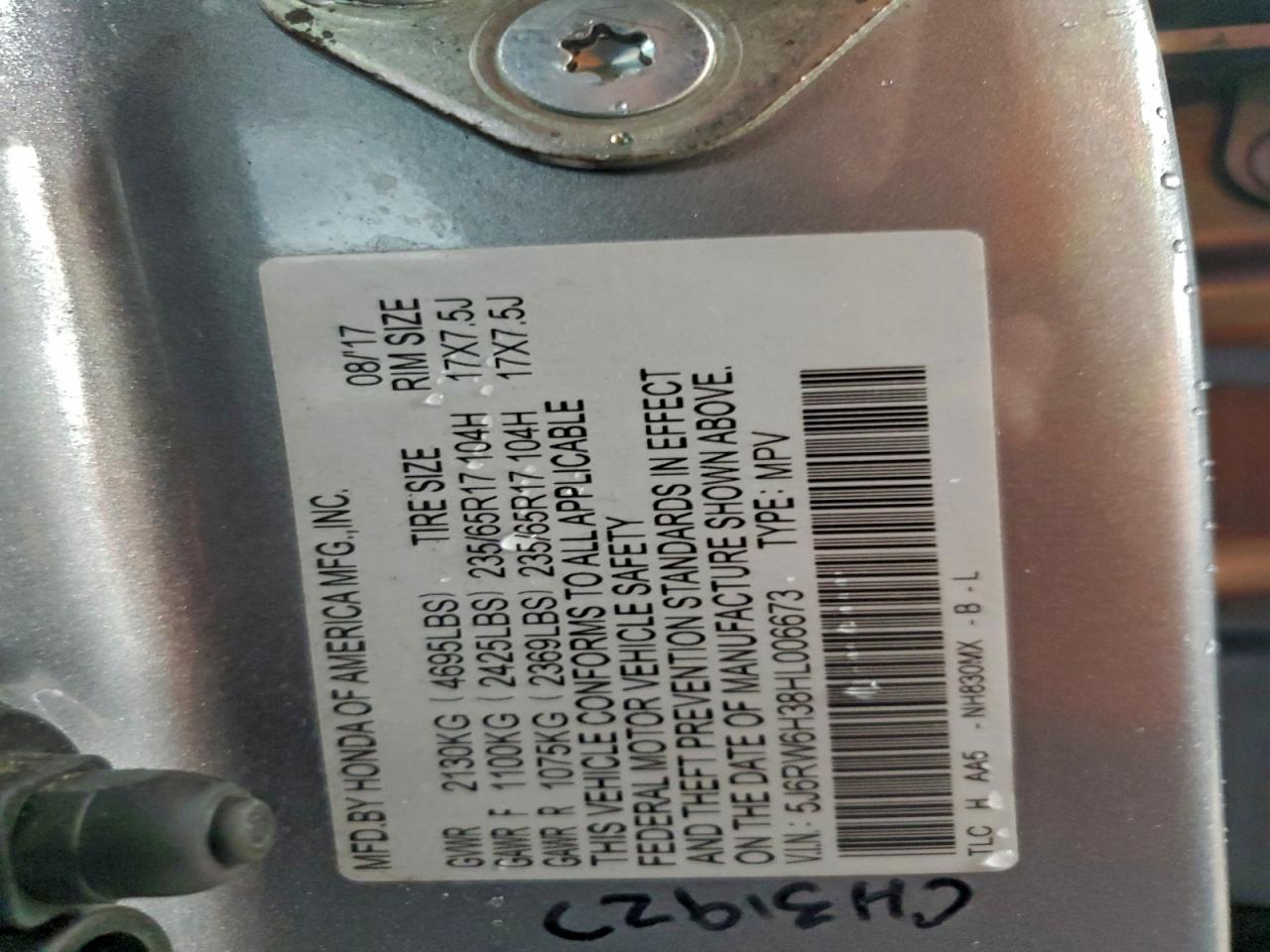 Honda Crv Lx Image 12