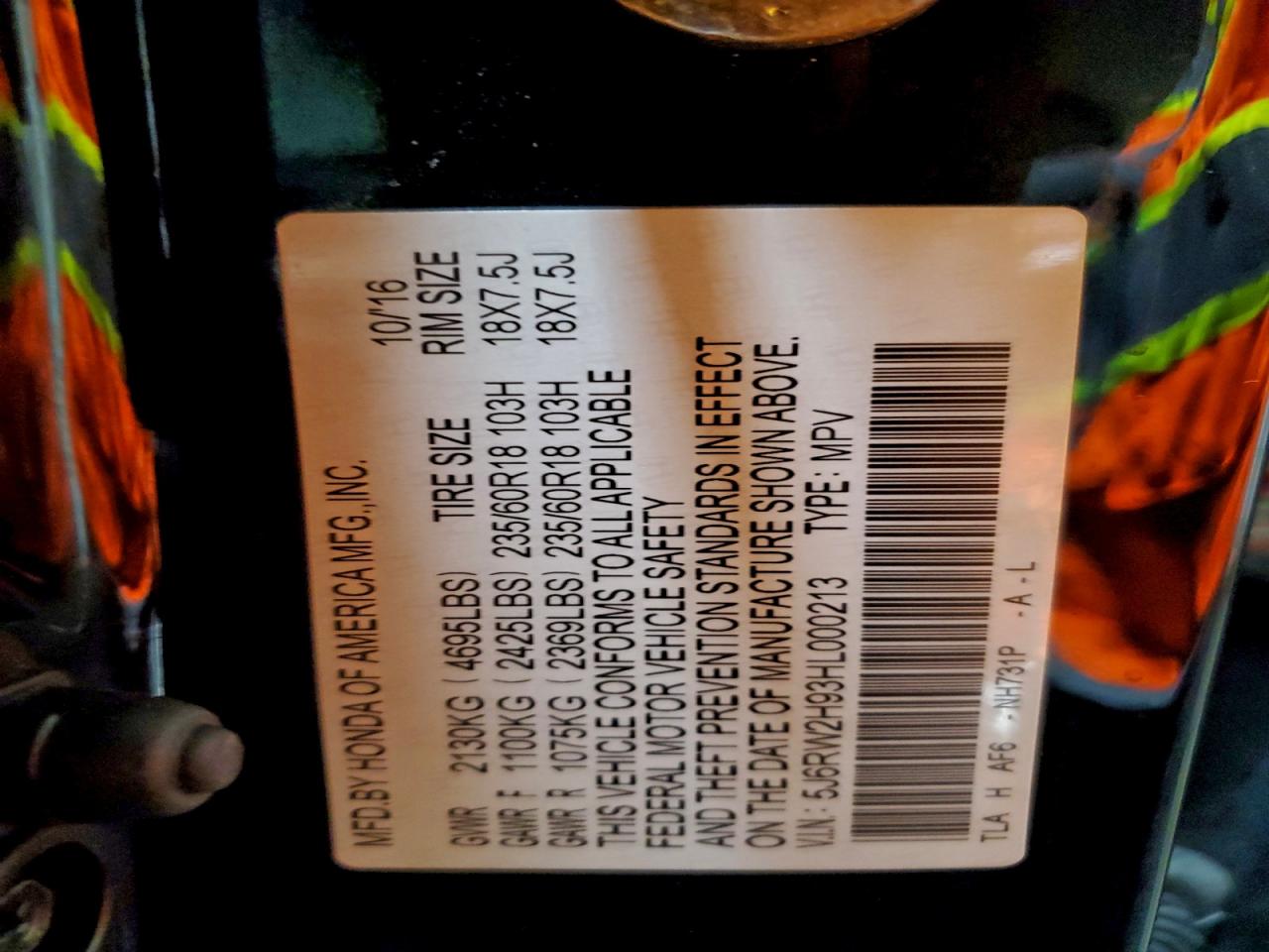 Honda Crv Touring Image 10