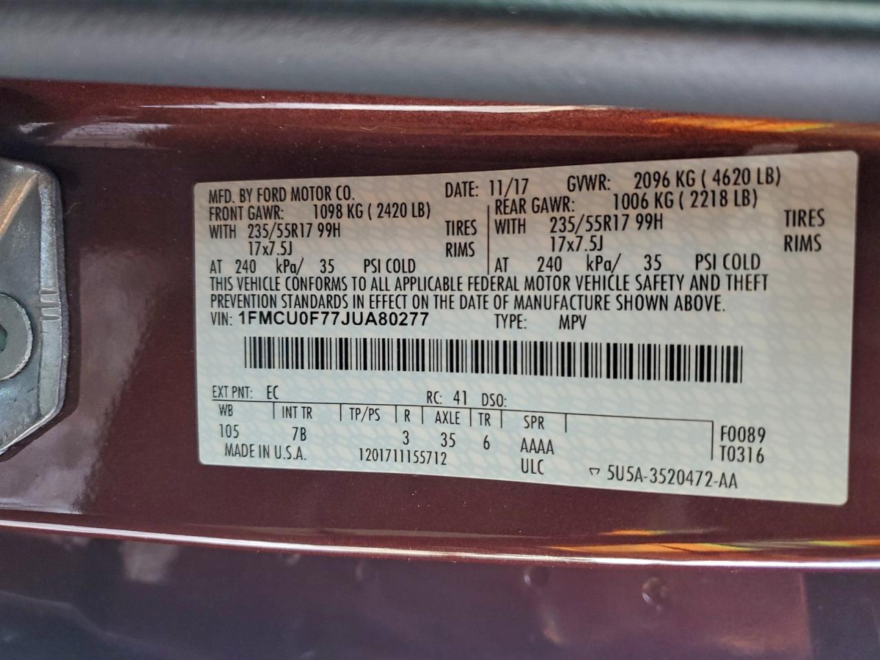 Ford Escape S Image 8