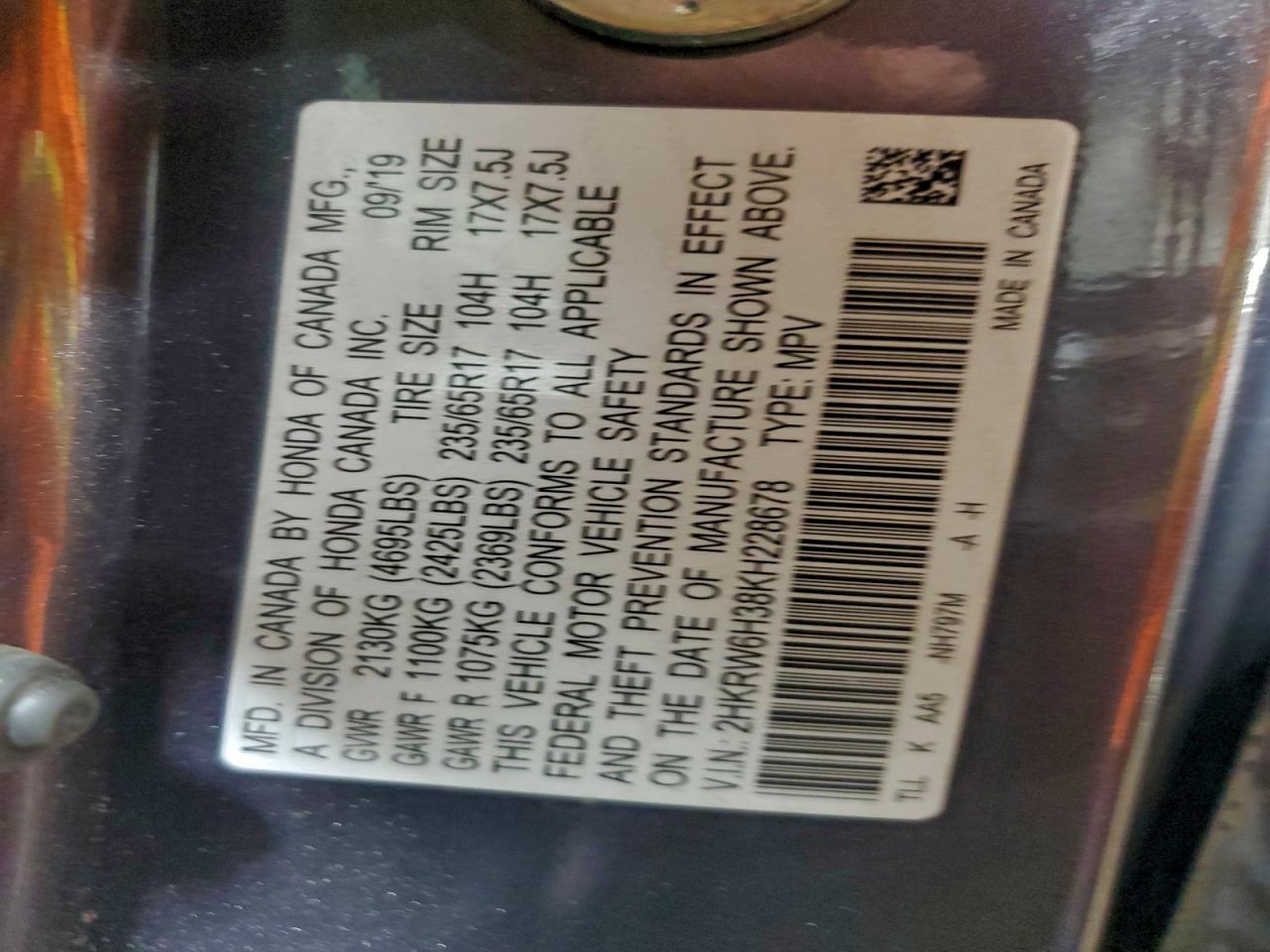 Honda Crv Lx Image 10