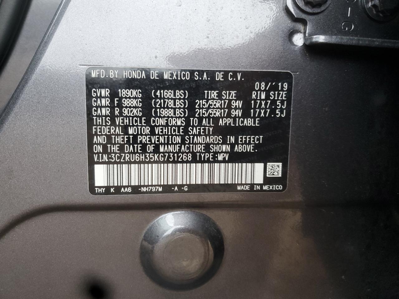 Honda HR-V Lx Image 11