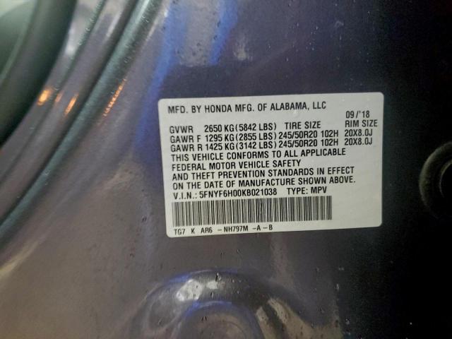 Honda Pilot Elite Image 4