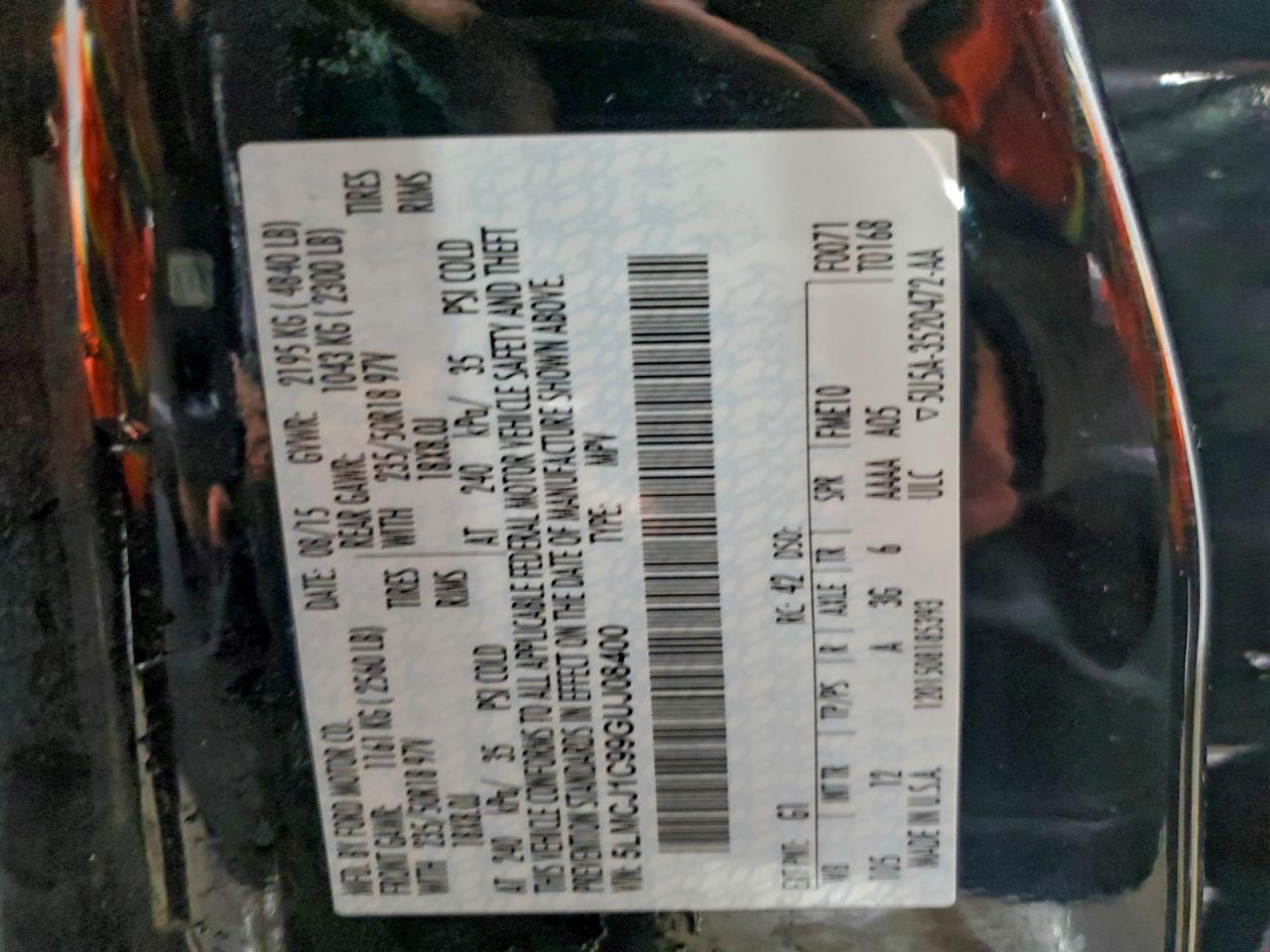 Lincoln MKC Premiere Image 9