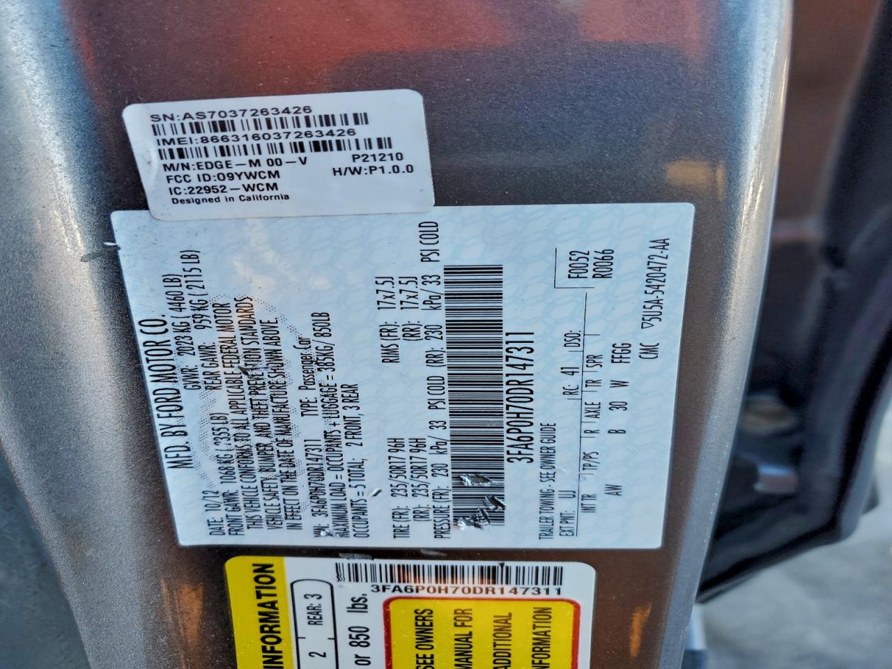 Ford Fusion Se Image 8