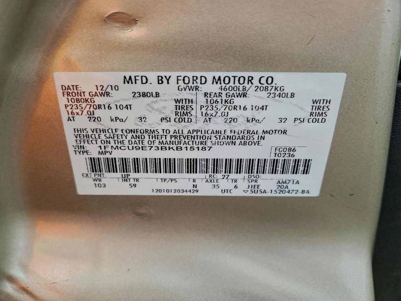 Ford Escape Limited Image 9