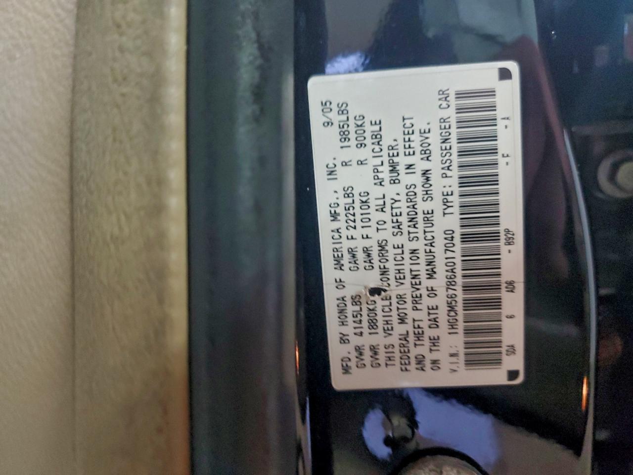 Honda Accord Ex Image 2