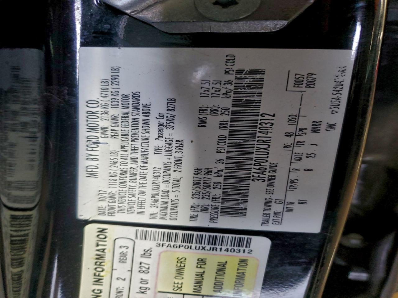 Ford Fusion Se Hybrid Image 12