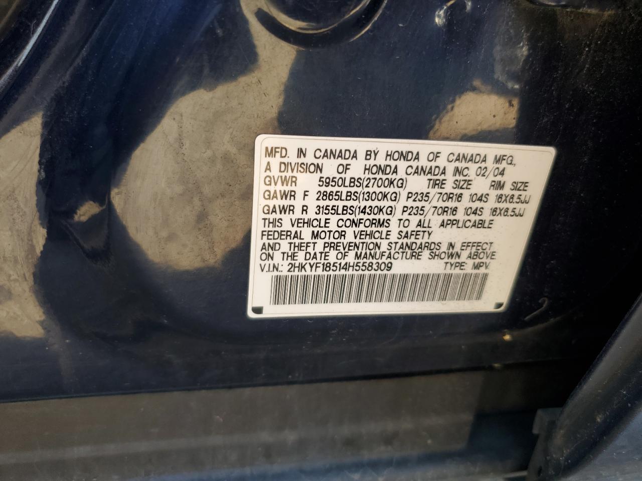 Honda Pilot Exl Image 10