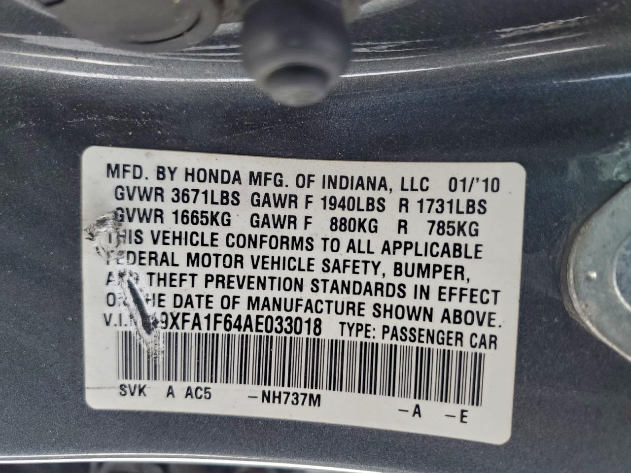 Honda Civic Lx-s Image 10