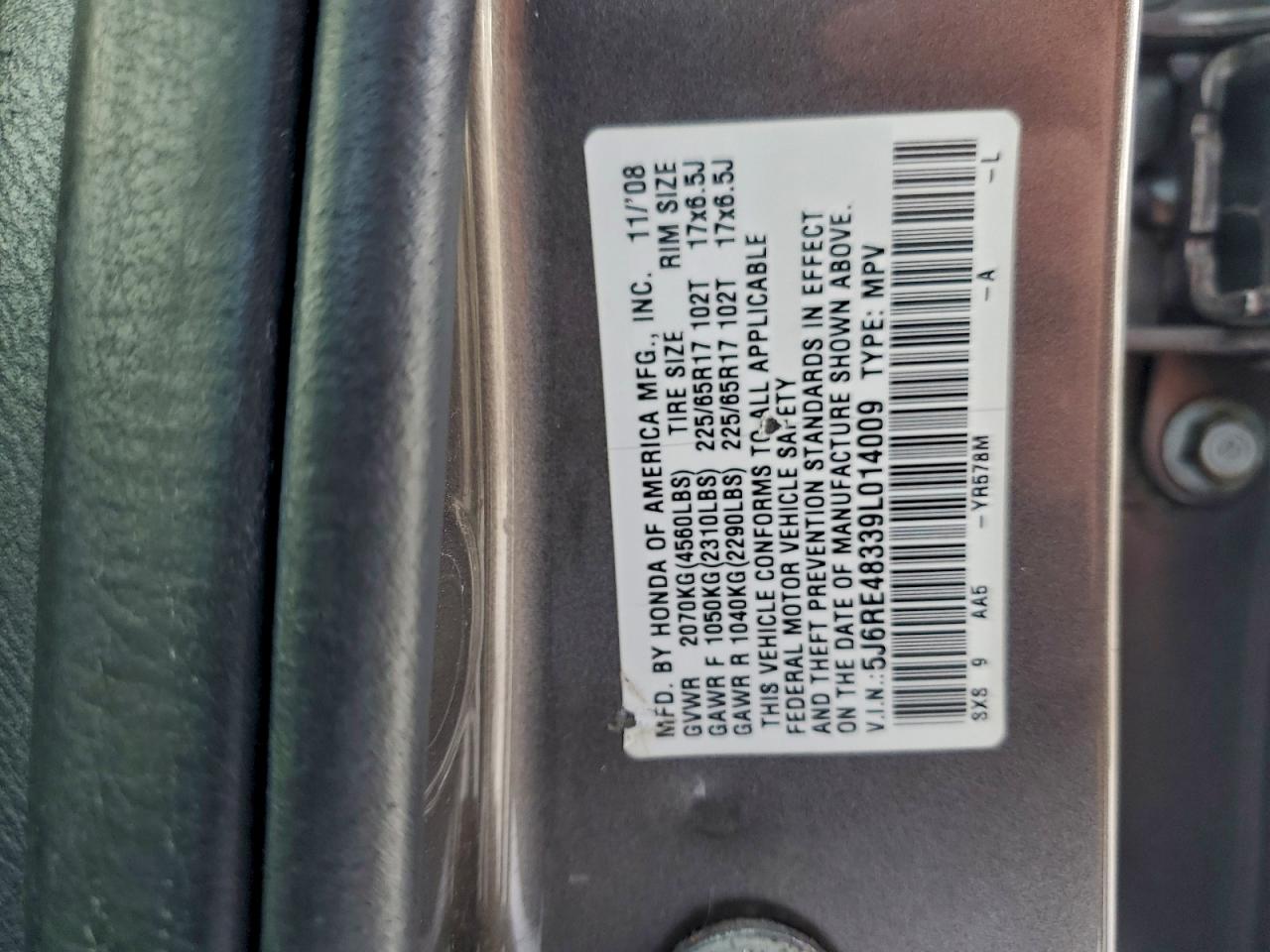 Honda Crv Lx Image 11