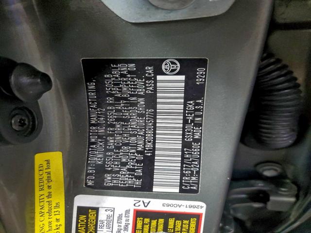 Toyota Avalon Base Image 9