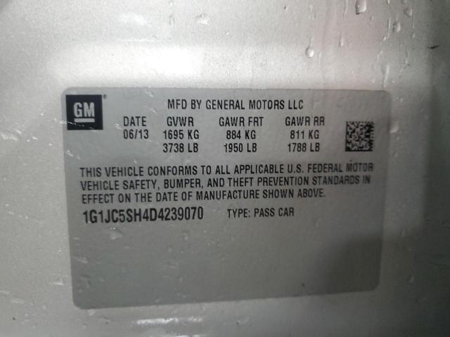 Chevrolet Sonic Lt Image 9