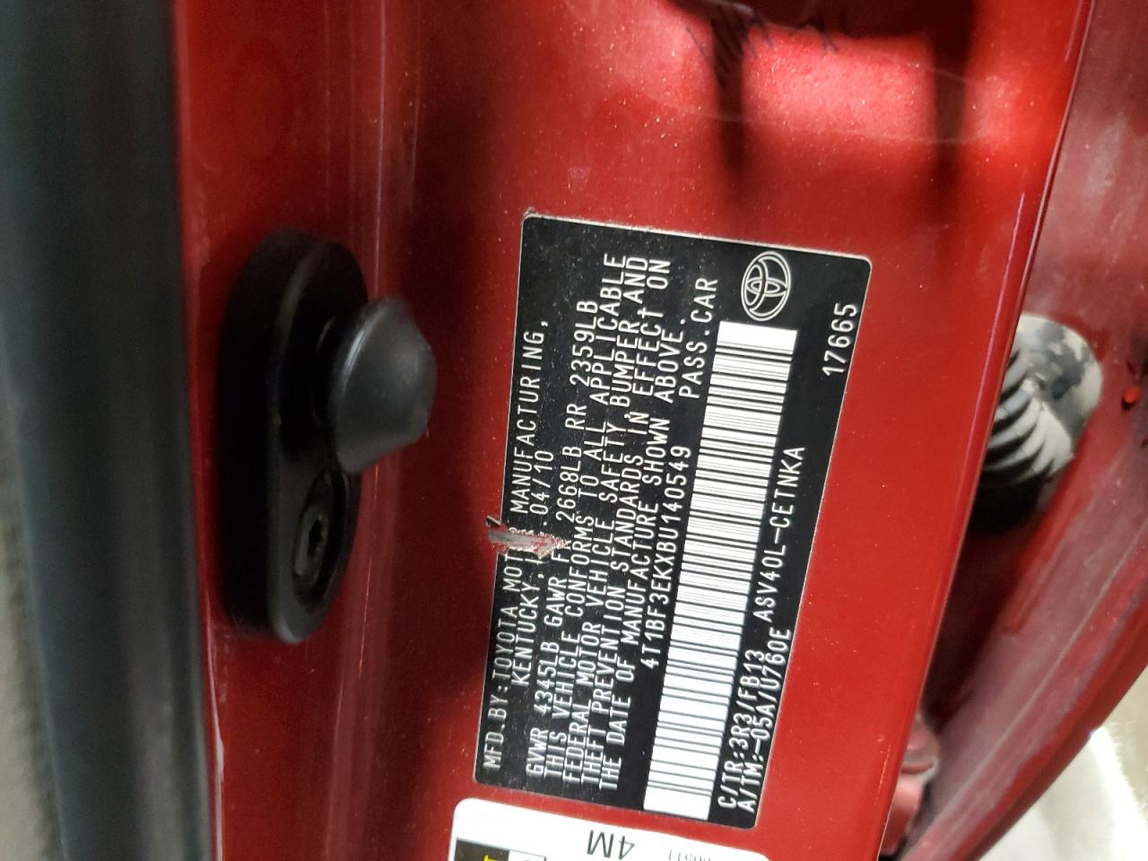 Toyota Camry Base Image 10