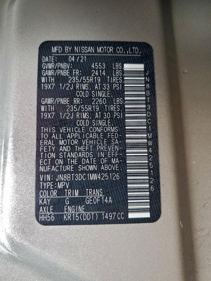 Nissan Rogue Platinum Image 3